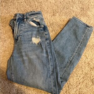 American Eagle Outfitters High Rise Blue Jeans